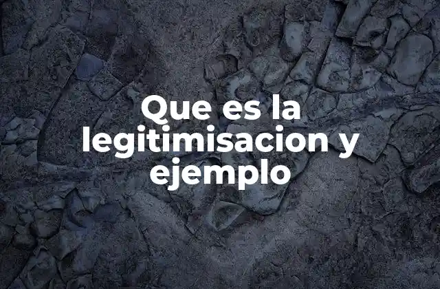 Que es la Legitimisacion y Ejemplo 2 El papel de la legitimación en el proceso judicial