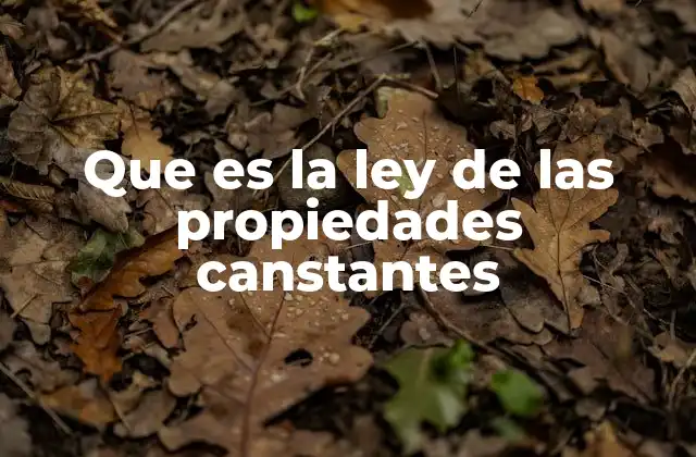 La base de la química moderna