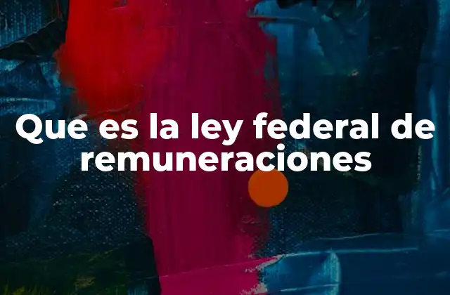El marco legal de las remuneraciones en el sector público