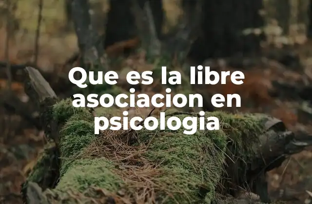 Que es la Libre Asociacion en Psicologia 2 El papel de la libre asociación en el proceso terapéutico