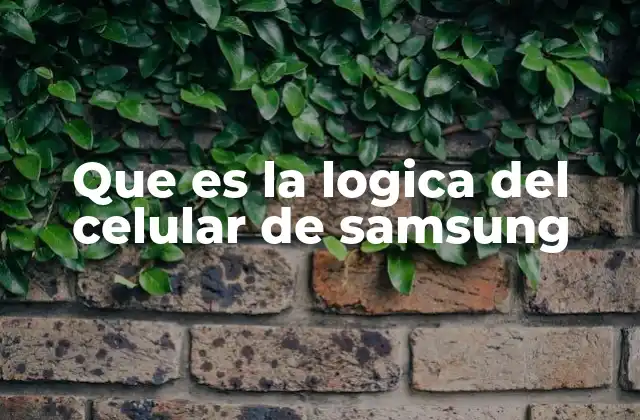 Que es la Logica Del Celular de Samsung