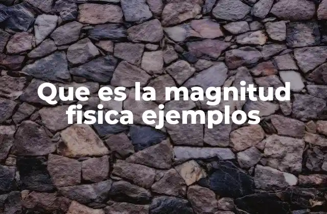 Que es la Magnitud Fisica Ejemplos 2 La importancia de las magnitudes físicas en la ciencia y la tecnología