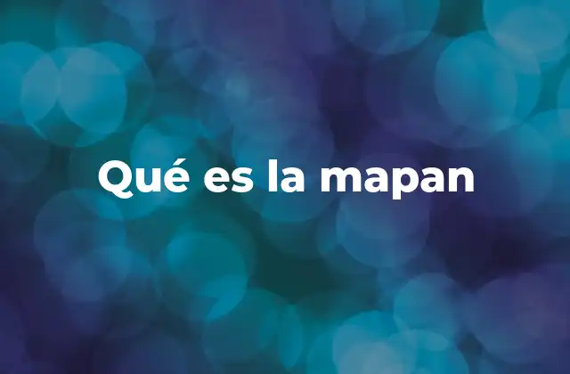 Qué es la Mapan