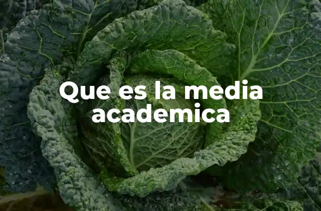 Cómo se calcula la media académica