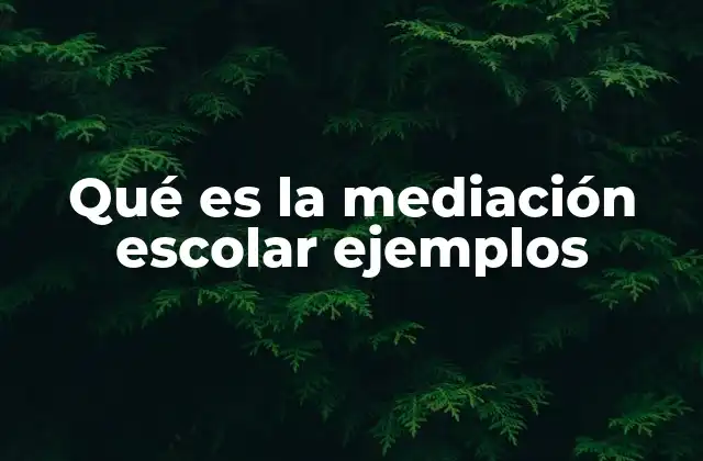 La importancia de la mediación en el aula