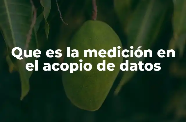 La importancia de la medición en la toma de decisiones basada en datos