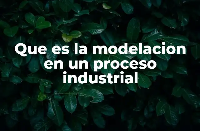 Aplicaciones de la modelación industrial sin mencionar directamente el término
