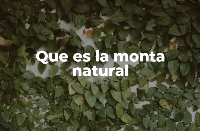 El rol de la monta natural en la reproducción animal