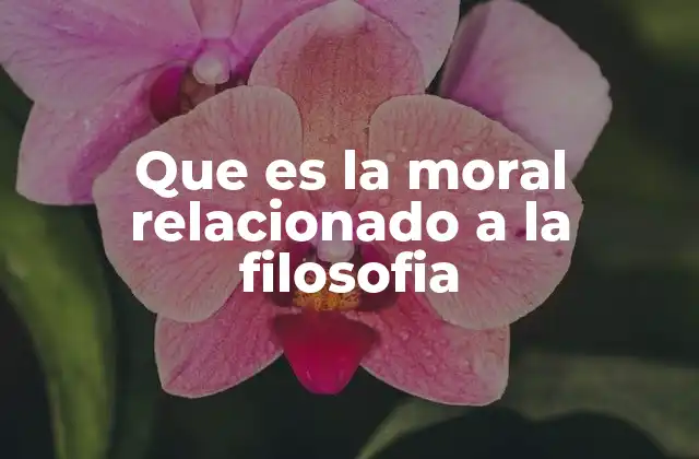 El papel de la moral en la filosofía occidental
