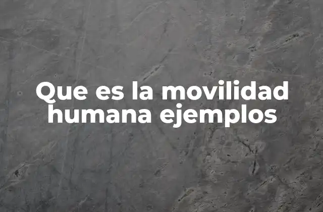 El desplazamiento humano en el contexto global actual