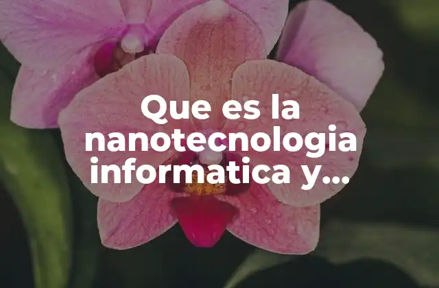 Cómo la nanotecnología impulsa la biotecnología y la informática