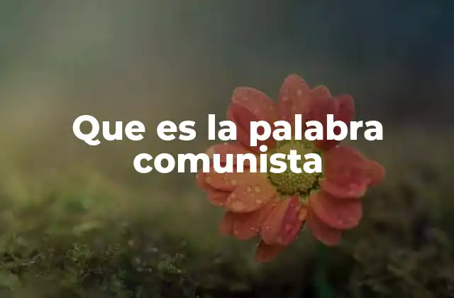 La evolución del comunismo en el siglo XX