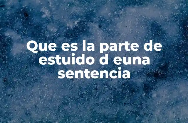 La importancia del núcleo en la construcción de oraciones