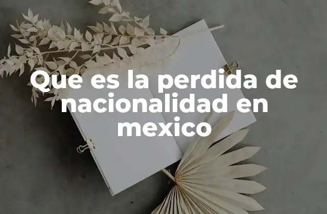 Que es la Perdida de Nacionalidad en Mexico 2 La importancia de la nacionalidad en la identidad política de un país