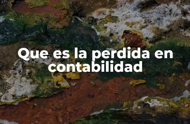 Que es la Perdida en Contabilidad 2 La importancia de registrar las pérdidas en la contabilidad financiera