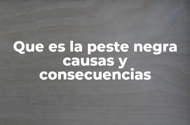 Cómo la peste negra transformó la sociedad medieval