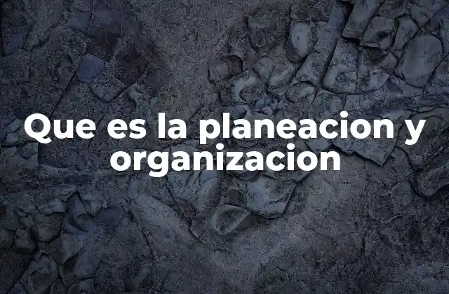 La importancia de estructurar metas y acciones