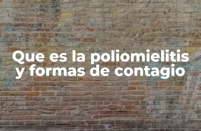 Que es la Poliomielitis y Formas de Contagio 2 Cómo el virus de la polio entra al cuerpo y se propaga