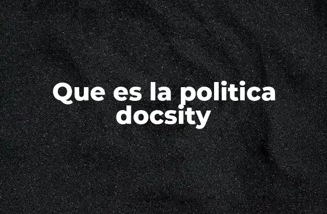 El rol de la política en el desarrollo social
