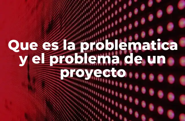 La importancia de distinguir entre problemática y problema