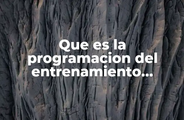 La base científica detrás de la planificación del entrenamiento