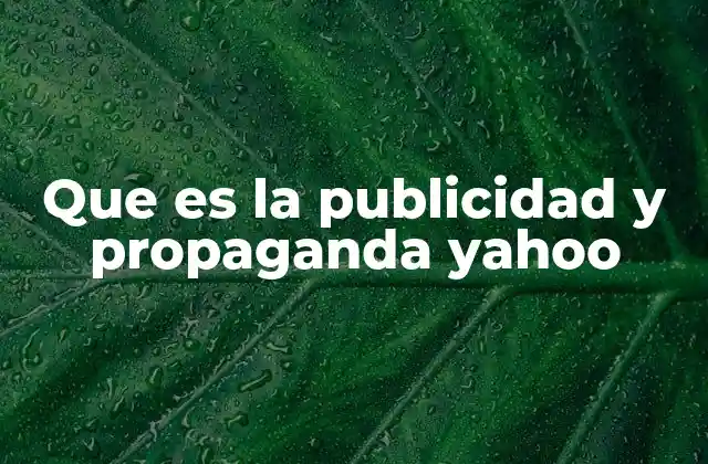 Cómo funciona la publicidad en Yahoo