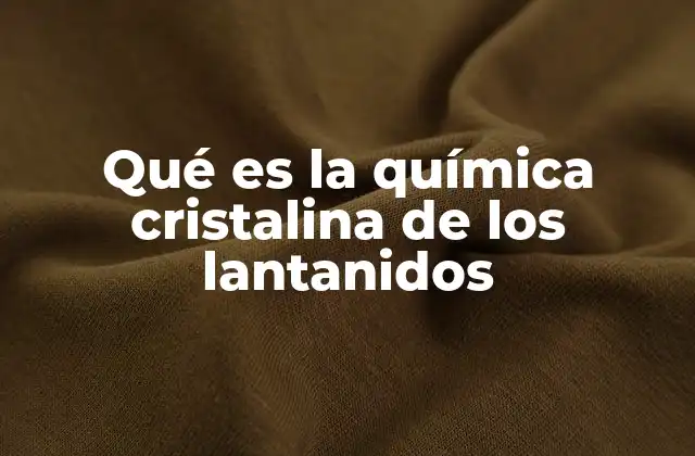 La estructura atómica y su influencia en la cristalización