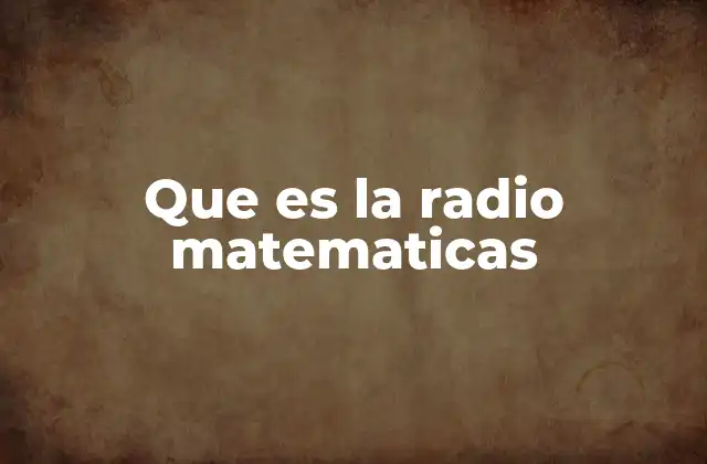 Que es la Radio Matematicas 2 El radio en las figuras geométricas