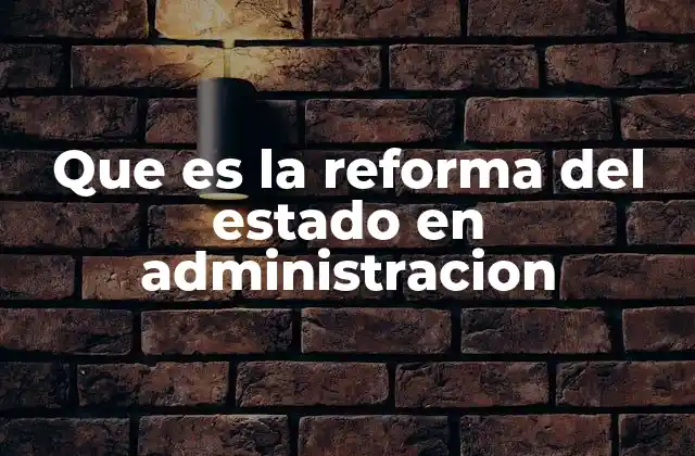 Transformaciones en la gestión pública