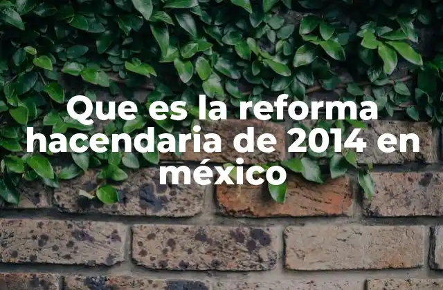 Que es la Reforma Hacendaria de 2014 en México 2 Impacto de la reforma en la economía mexicana