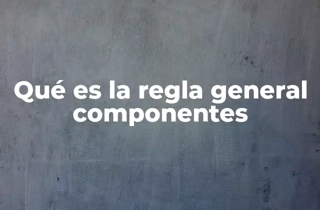 La lógica detrás de los componentes interconectados