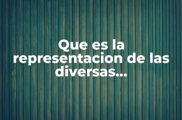 Que es la Representacion de las Diversas Composiciones Quimicas