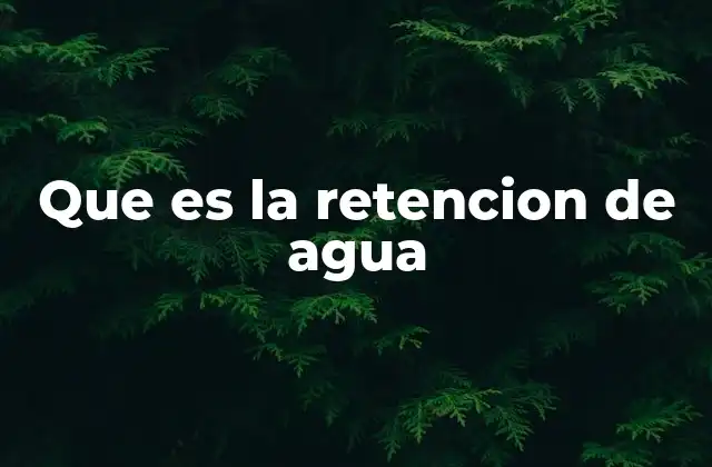 Que es la Retencion de Agua 2 Cómo se manifiesta la acumulación de líquidos