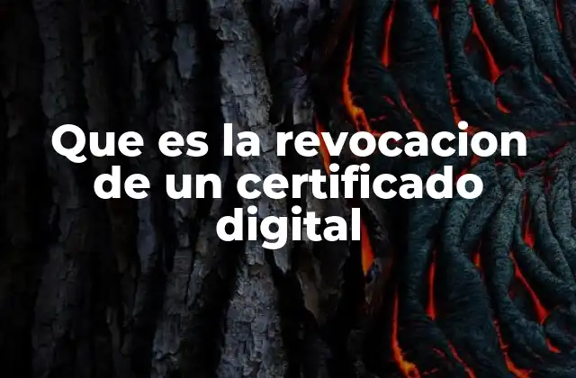Que es la Revocacion de un Certificado Digital 2 El papel de la revocación en la seguridad digital