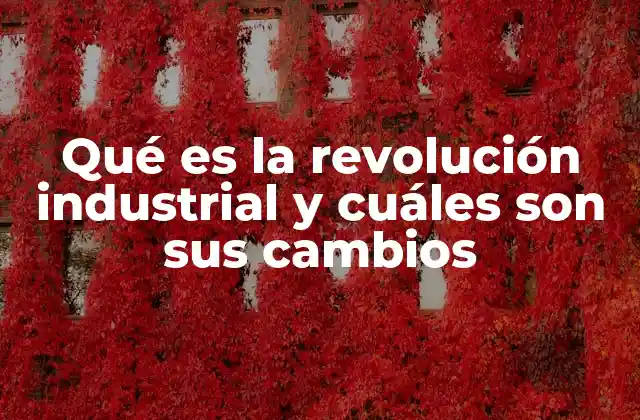 Qué es la Revolución Industrial y Cuáles Son Sus Cambios 2 El impacto de la mecanización en la economía y la sociedad