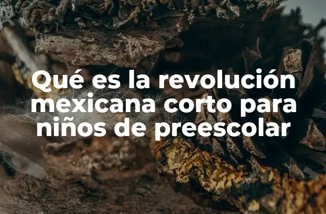 Qué es la Revolución Mexicana Corto para Niños de Preescolar