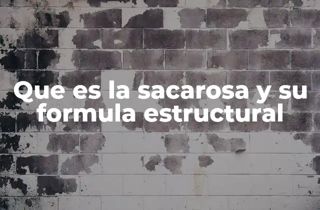 Que es la Sacarosa y Su Formula Estructural 2 La importancia de la sacarosa en la industria alimentaria