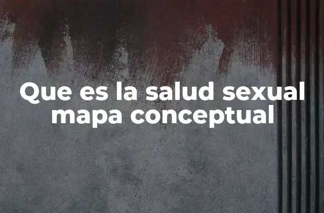 Que es la Salud Sexual Mapa Conceptual