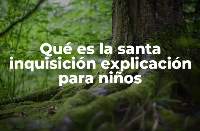 Qué es la Santa Inquisición Explicación para Niños