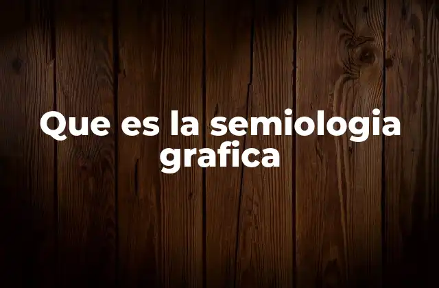 Que es la Semiologia Grafica