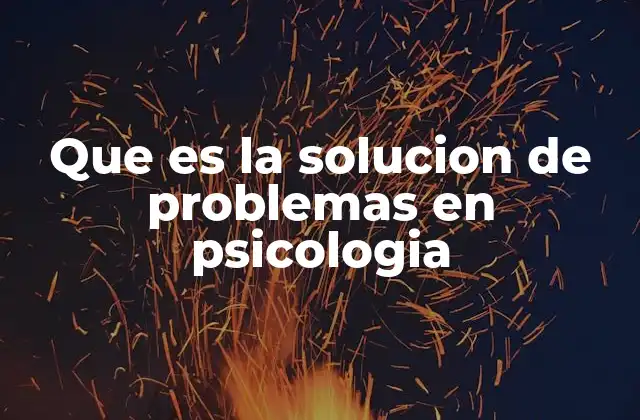Que es la Solucion de Problemas en Psicologia 2 El papel de la solución de problemas en el desarrollo humano