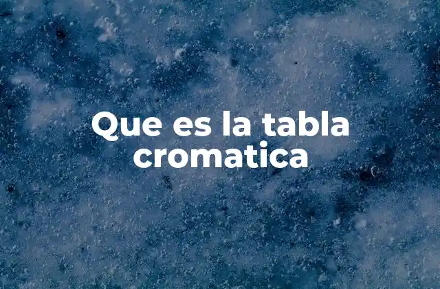 Que es la Tabla Cromatica 2 La organización de las notas musicales en la escala cromática