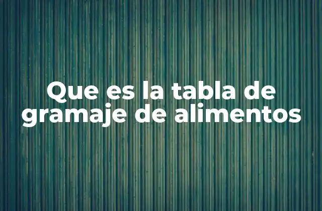 La importancia del control alimenticio en la vida moderna
