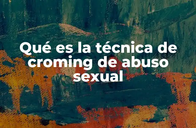 El uso del color en la dinámica de abuso sexual