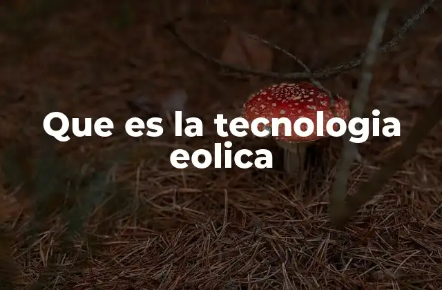 Que es la Tecnologia Eolica 2 Cómo se ha desarrollado la energía eólica a lo largo del tiempo