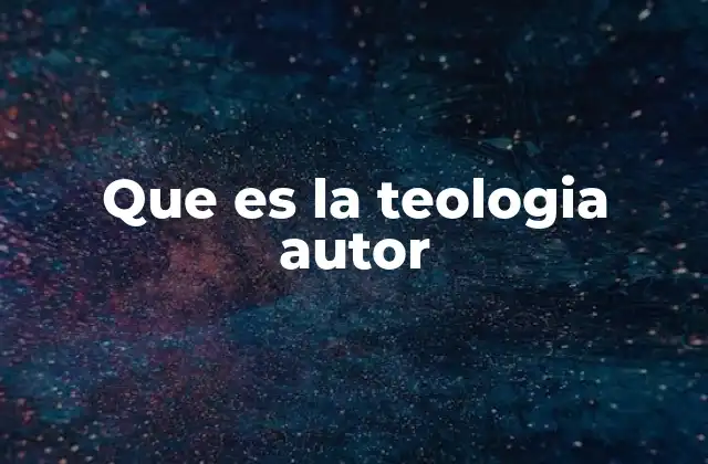 El rol del pensador en la construcción de la teología