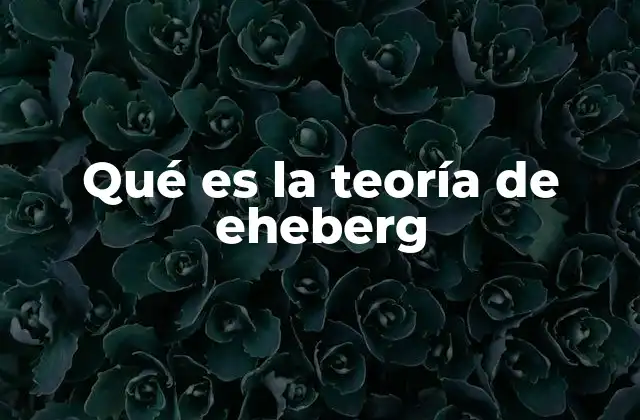 Qué es la Teoría de Eheberg 2 Los fundamentos del alojamiento digital