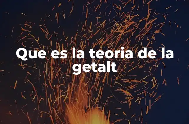 Cómo la Gestalt explica la percepción humana