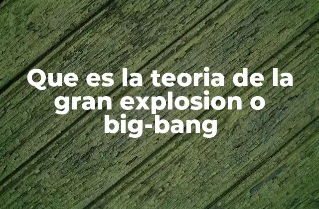 Origen de la teoría y su evolución científica