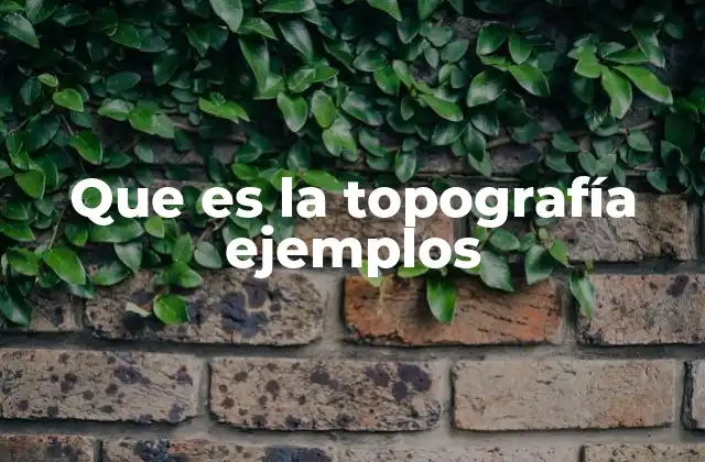 La representación del relieve y su importancia en la planificación